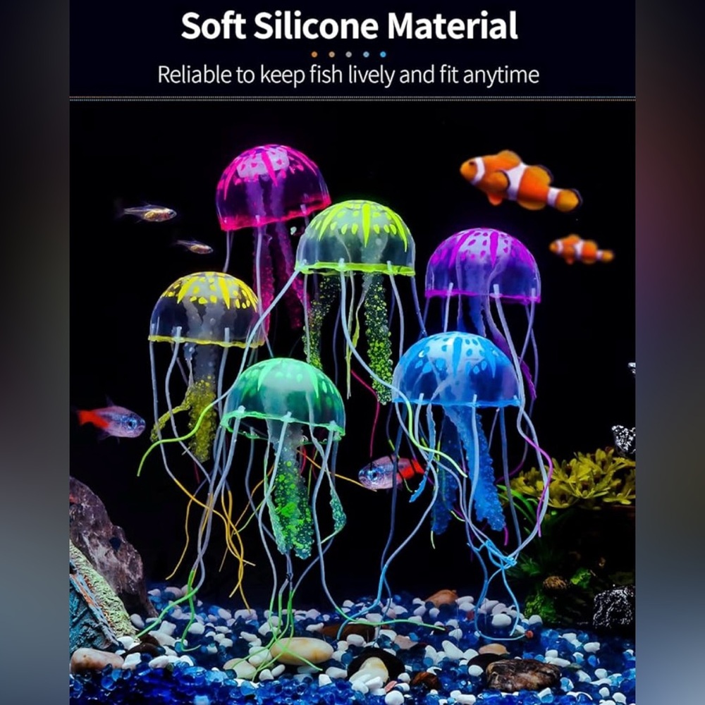 Jellyfish Aquarium Decor